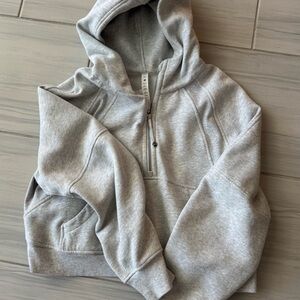 Lululemon Gray Oversized Scuba Hoodie